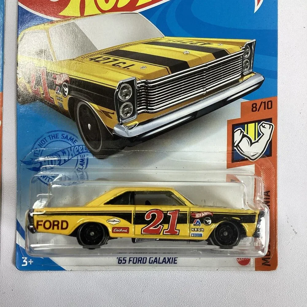 Hot Wheels Mattel Diecast Lot Of 6 Race Team Muscle Mania Race Day New Sealed